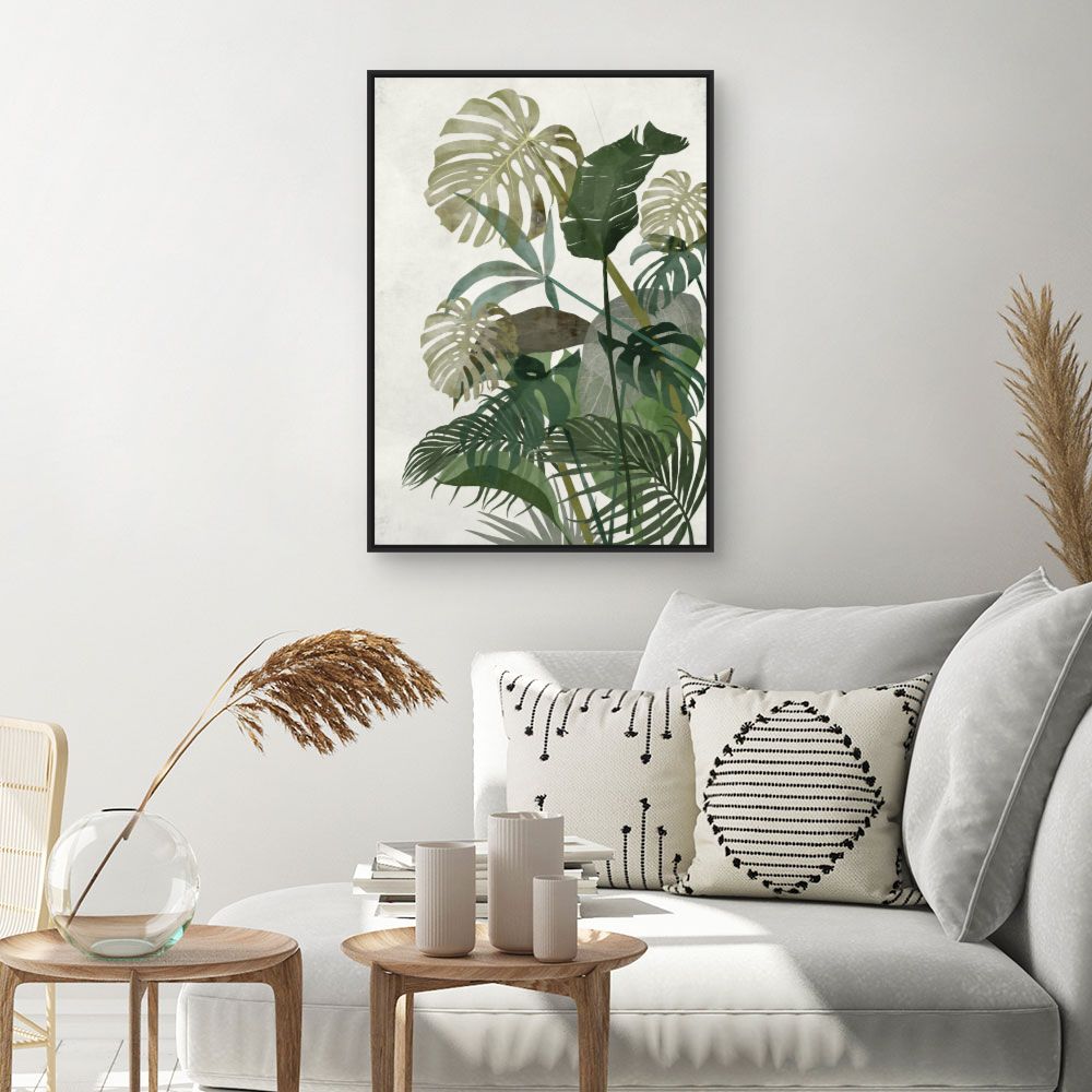 Tableau Feuillage tropical luxuriant