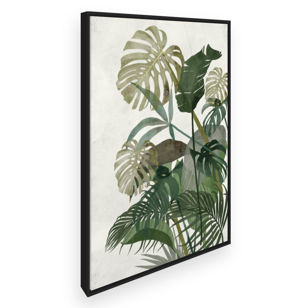 Toile Feuillage tropical luxuriant