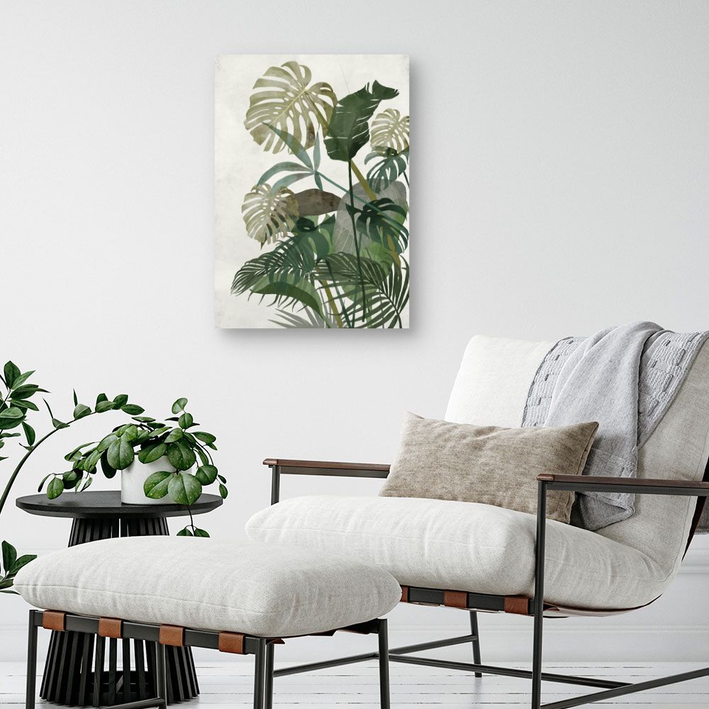Tableau Feuillage tropical luxuriant