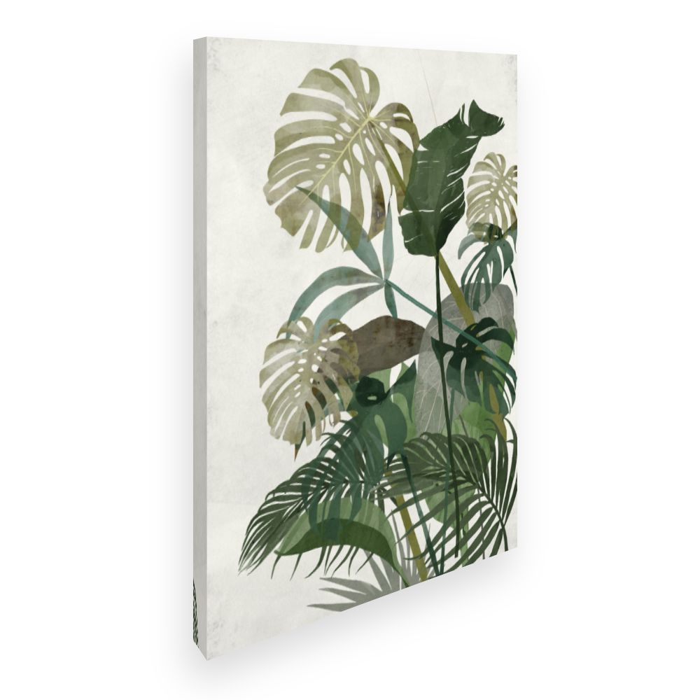 Toile Feuillage tropical luxuriant