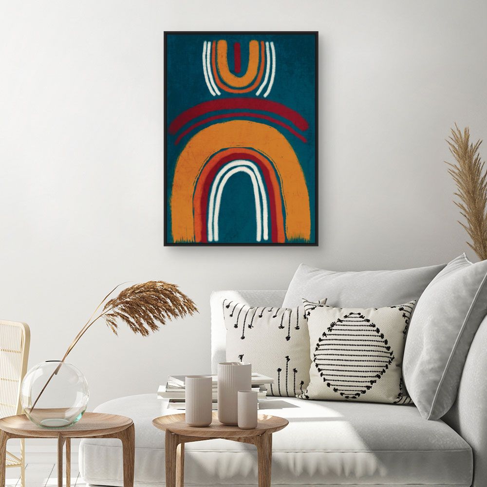 Tableau Arcs abstraits colorés