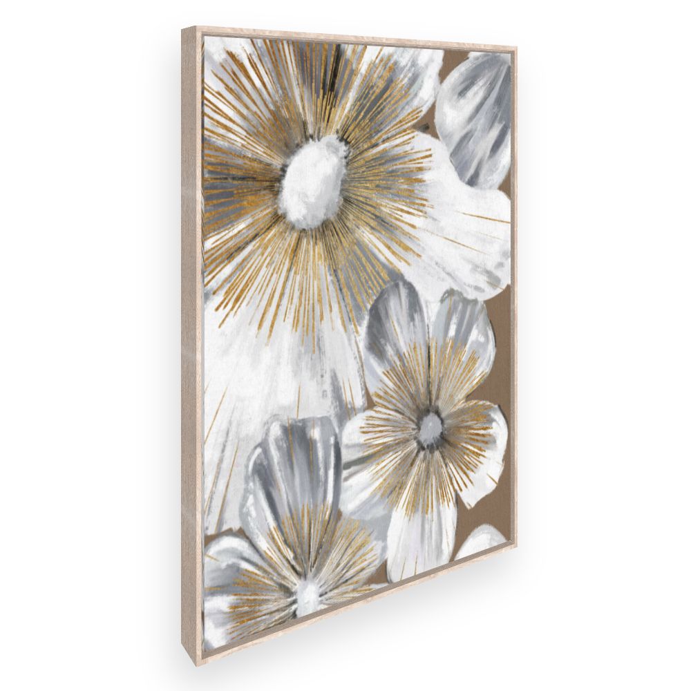 Toile Fleurs élégantes