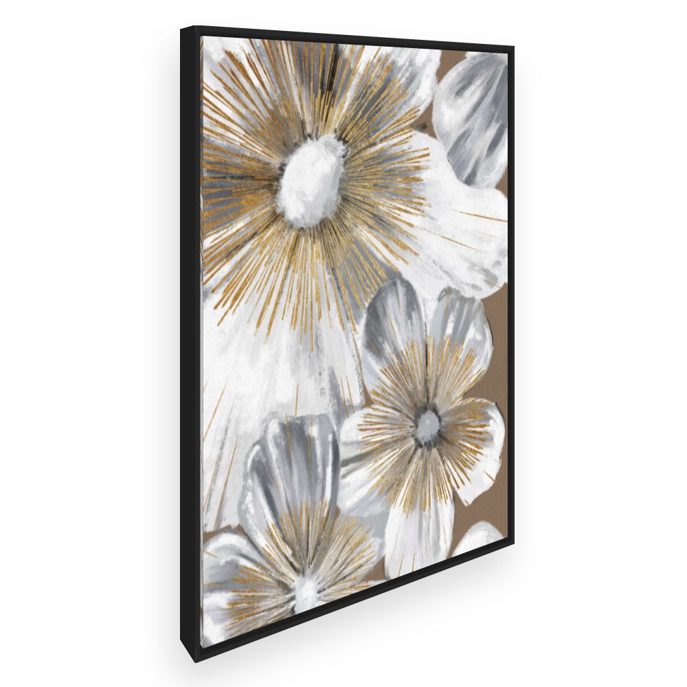 Toile Fleurs élégantes