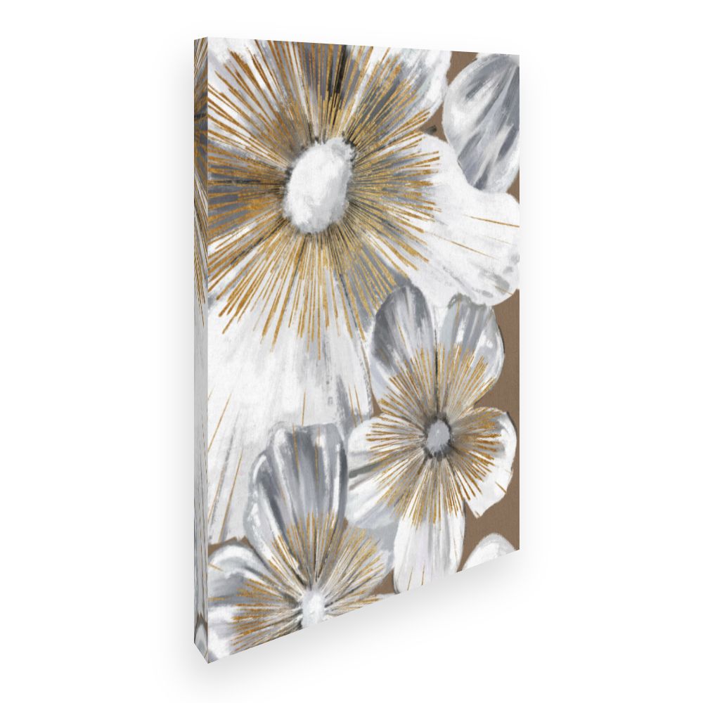 Toile Fleurs élégantes