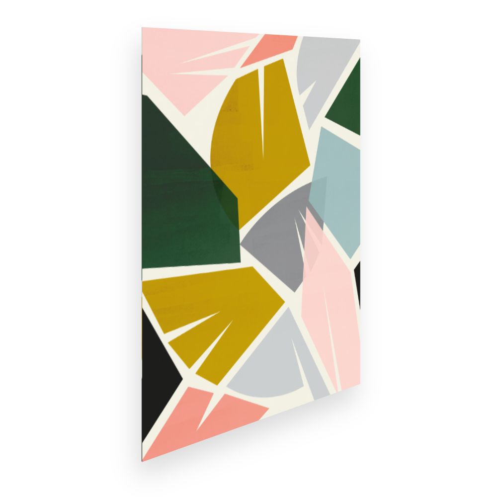 Affiche Formes géométriques colorées