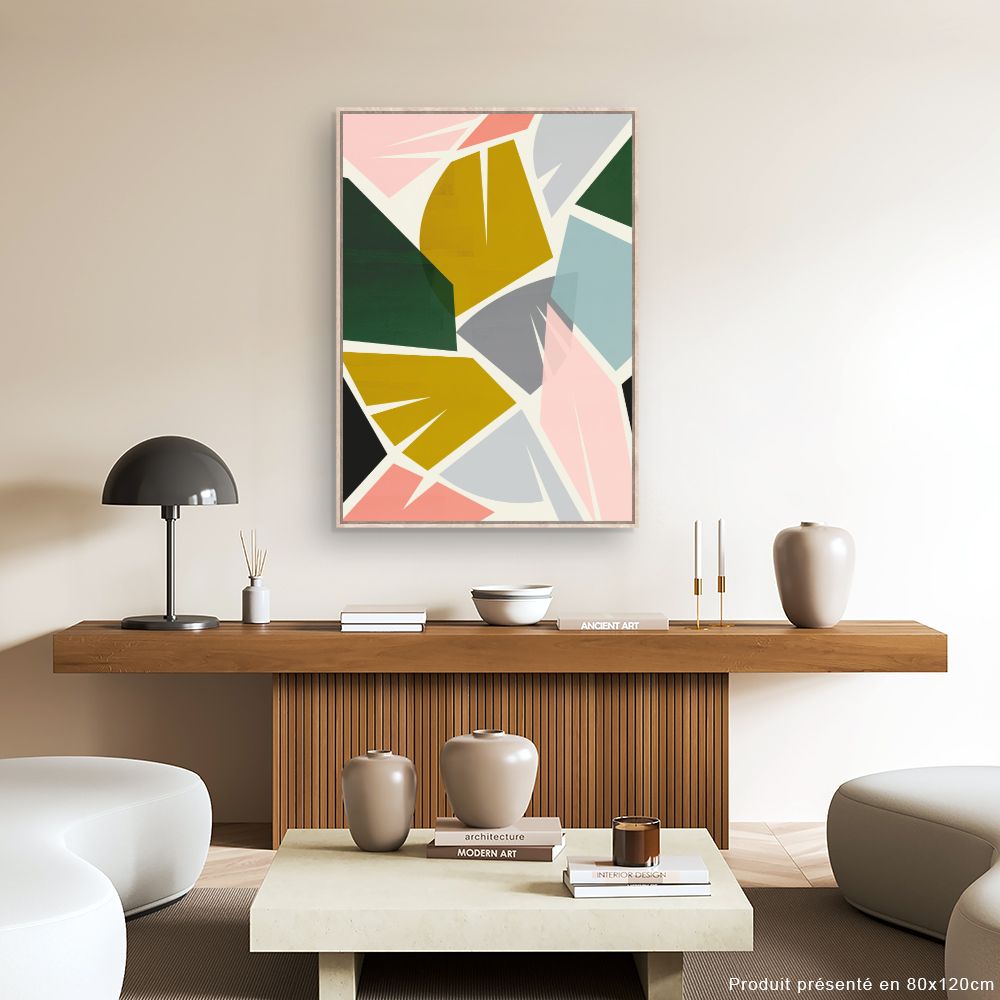 Tableau Formes abstraites vives