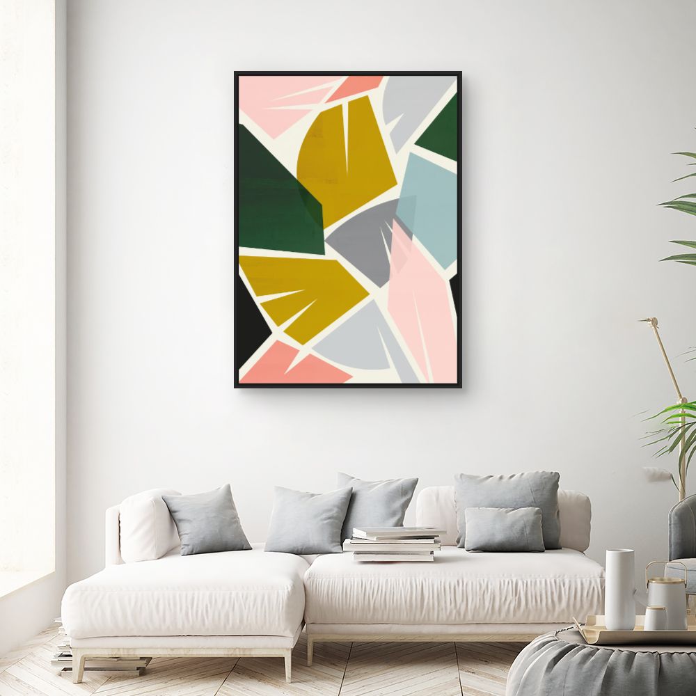 Tableau Formes abstraites vives