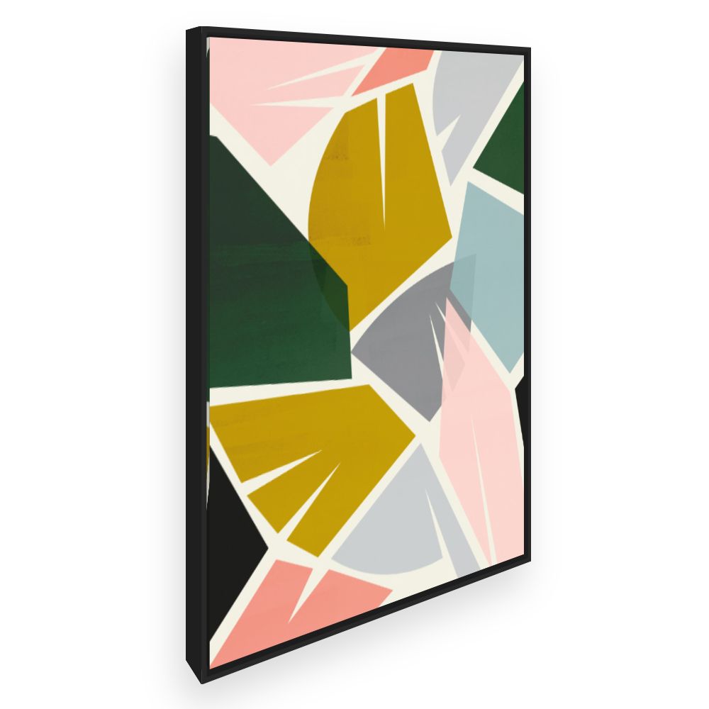 Toile Formes abstraites vives