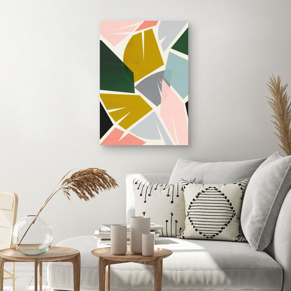 Tableau Formes abstraites vives