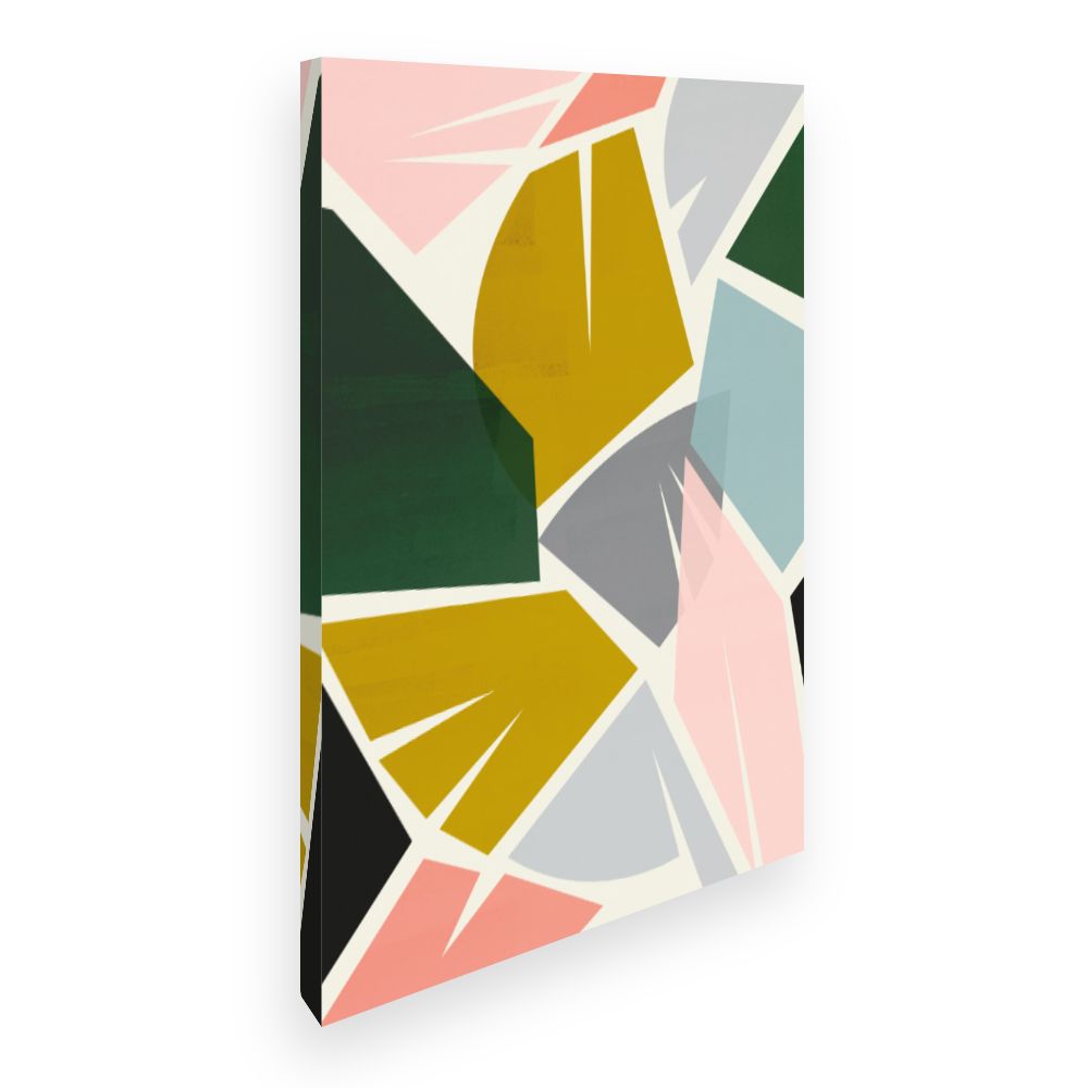 Toile Formes abstraites vives