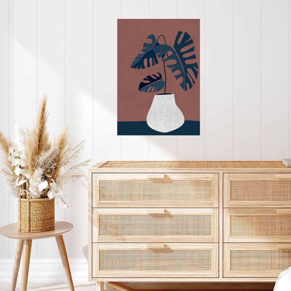 Affiche Feuilles dans pot