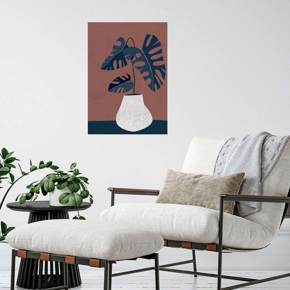 Affiche Feuilles dans pot