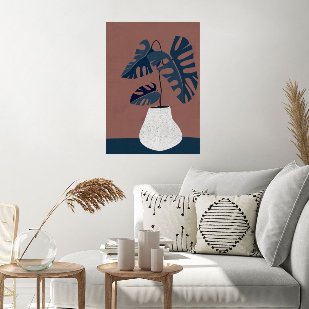 Affiche Feuilles dans pot