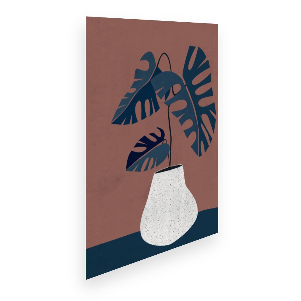 Affiche Feuilles dans pot