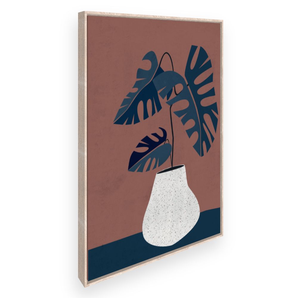 Toile Plante exotique stylisée