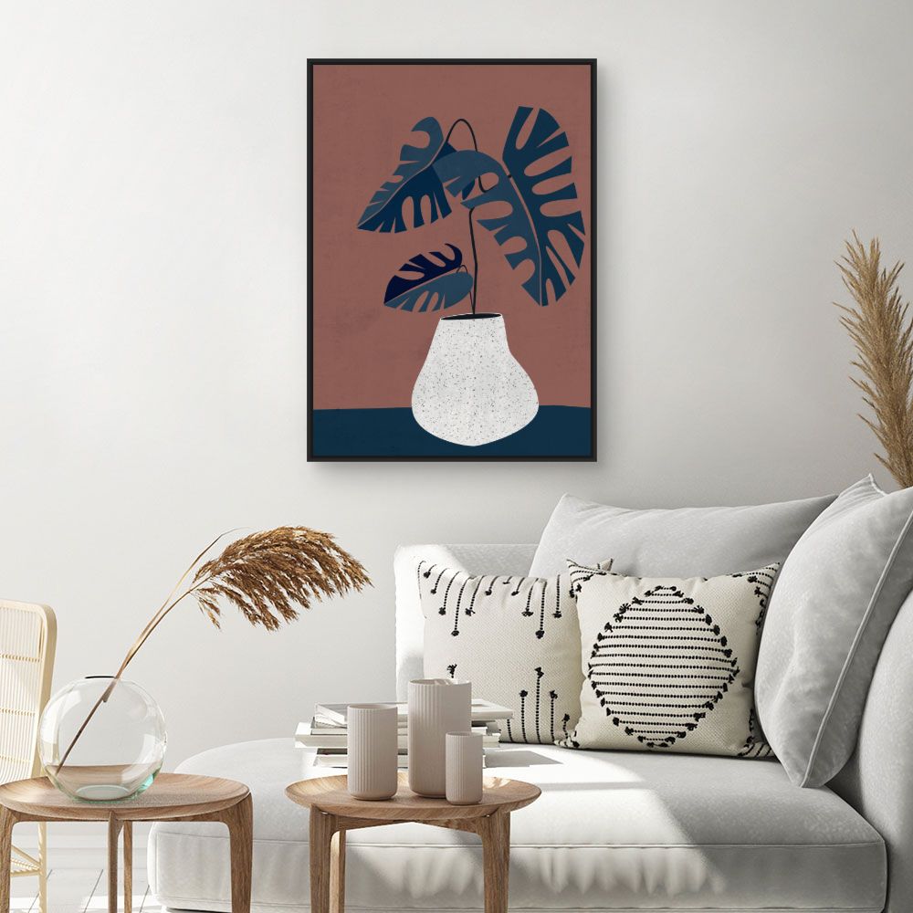 Tableau Plante exotique stylisée
