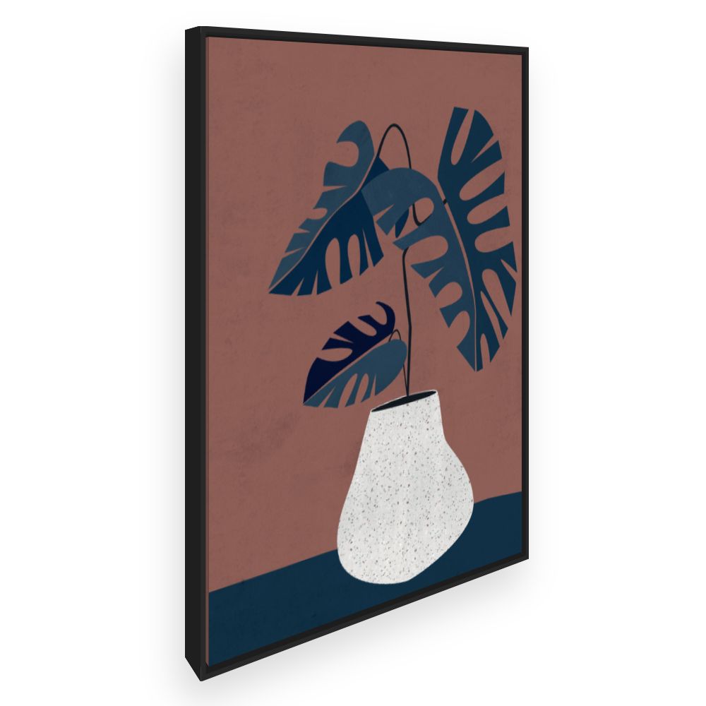 Toile Plante exotique stylisée