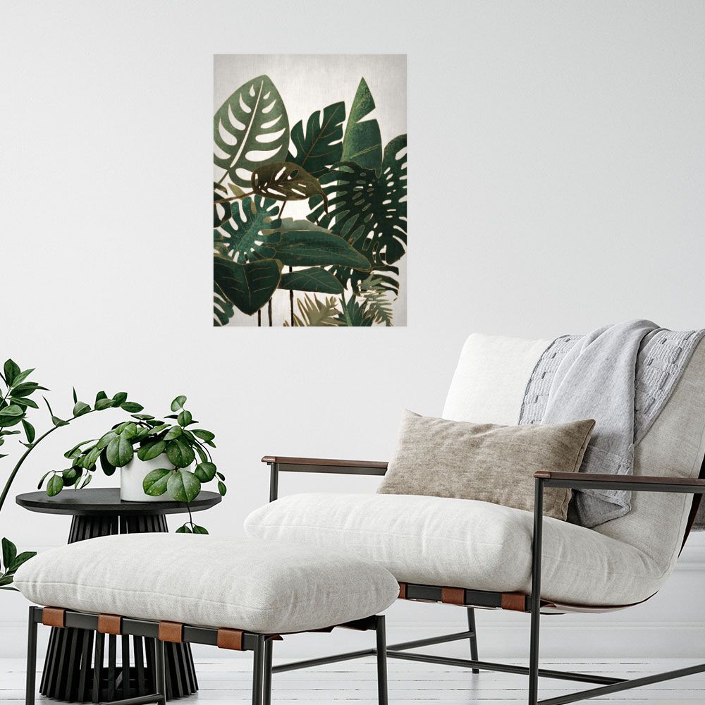 Affiche Feuillage exotique