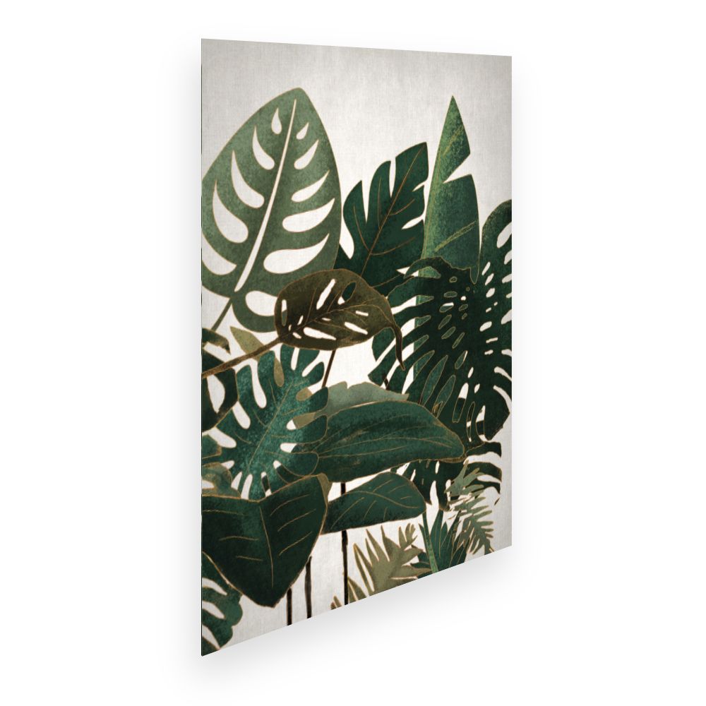 Affiche Feuillage exotique