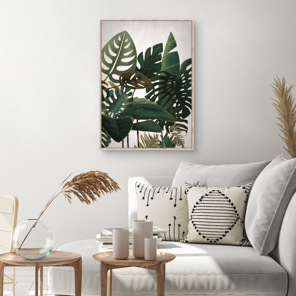 Tableau Feuilles tropicales