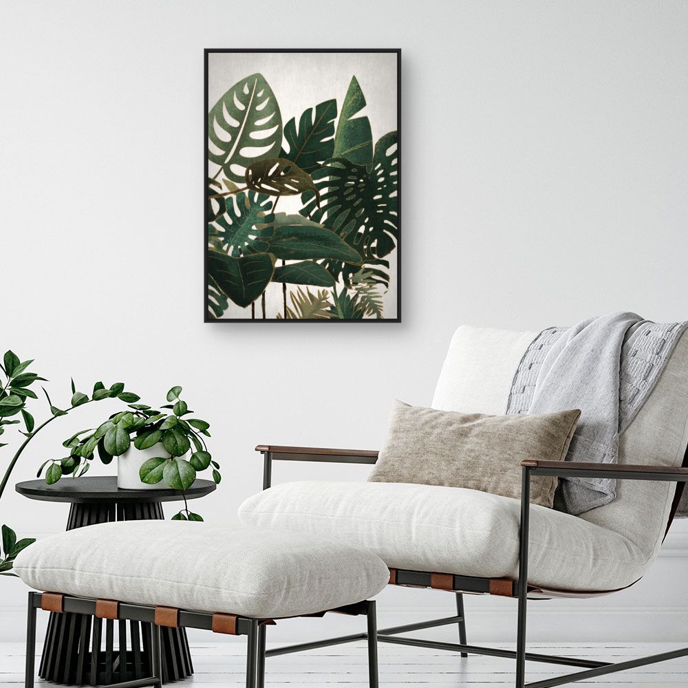 Tableau Feuilles tropicales