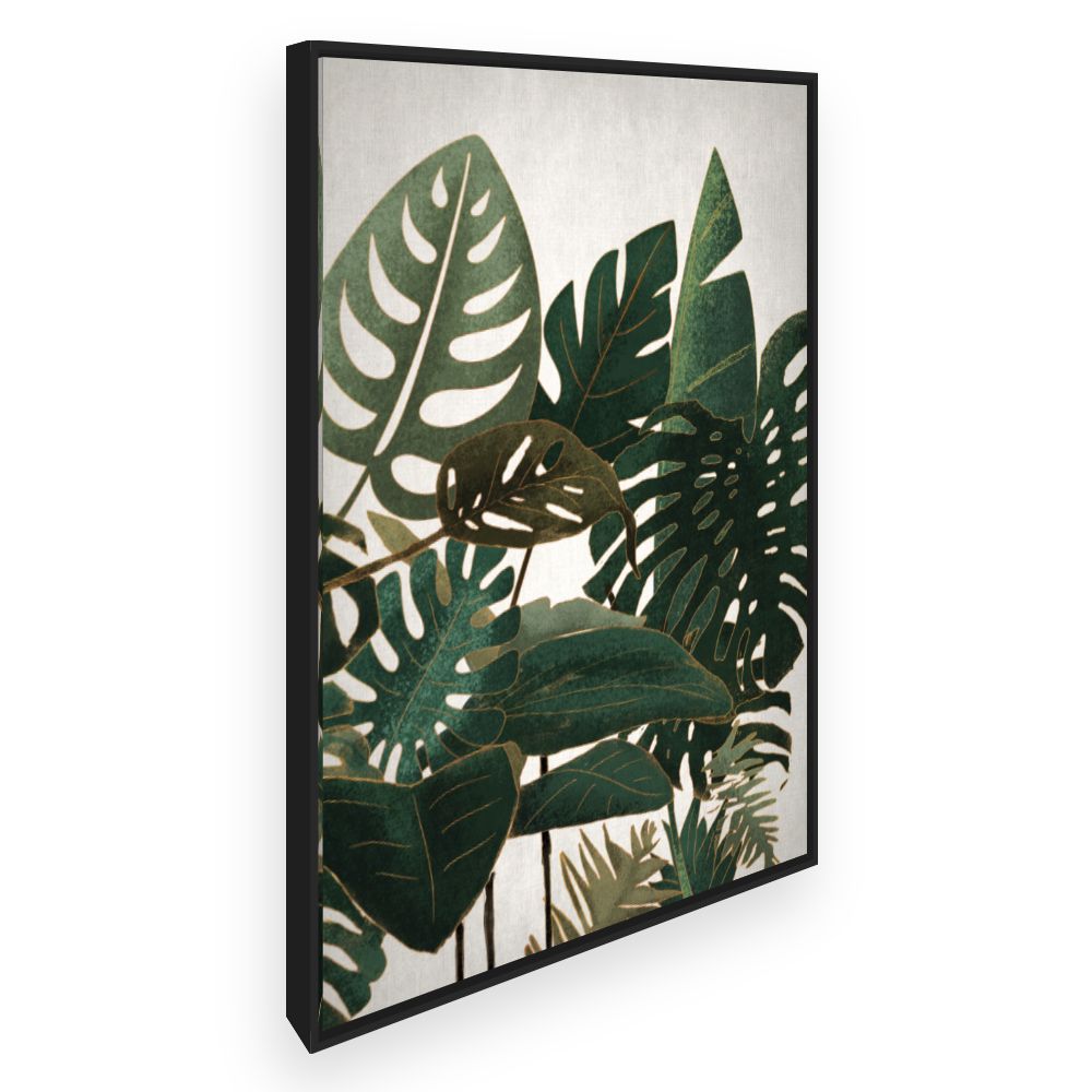 Toile Feuilles tropicales