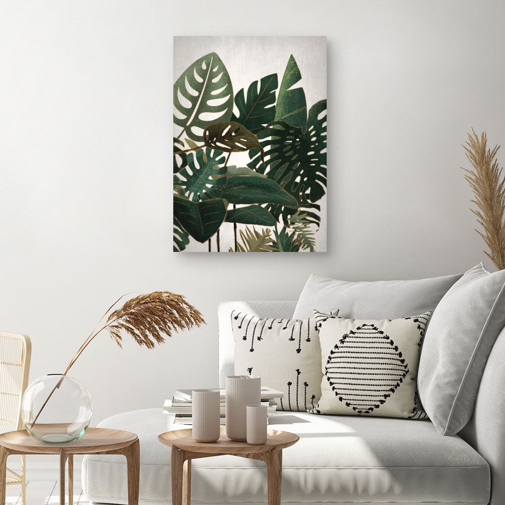 Tableau Feuilles tropicales