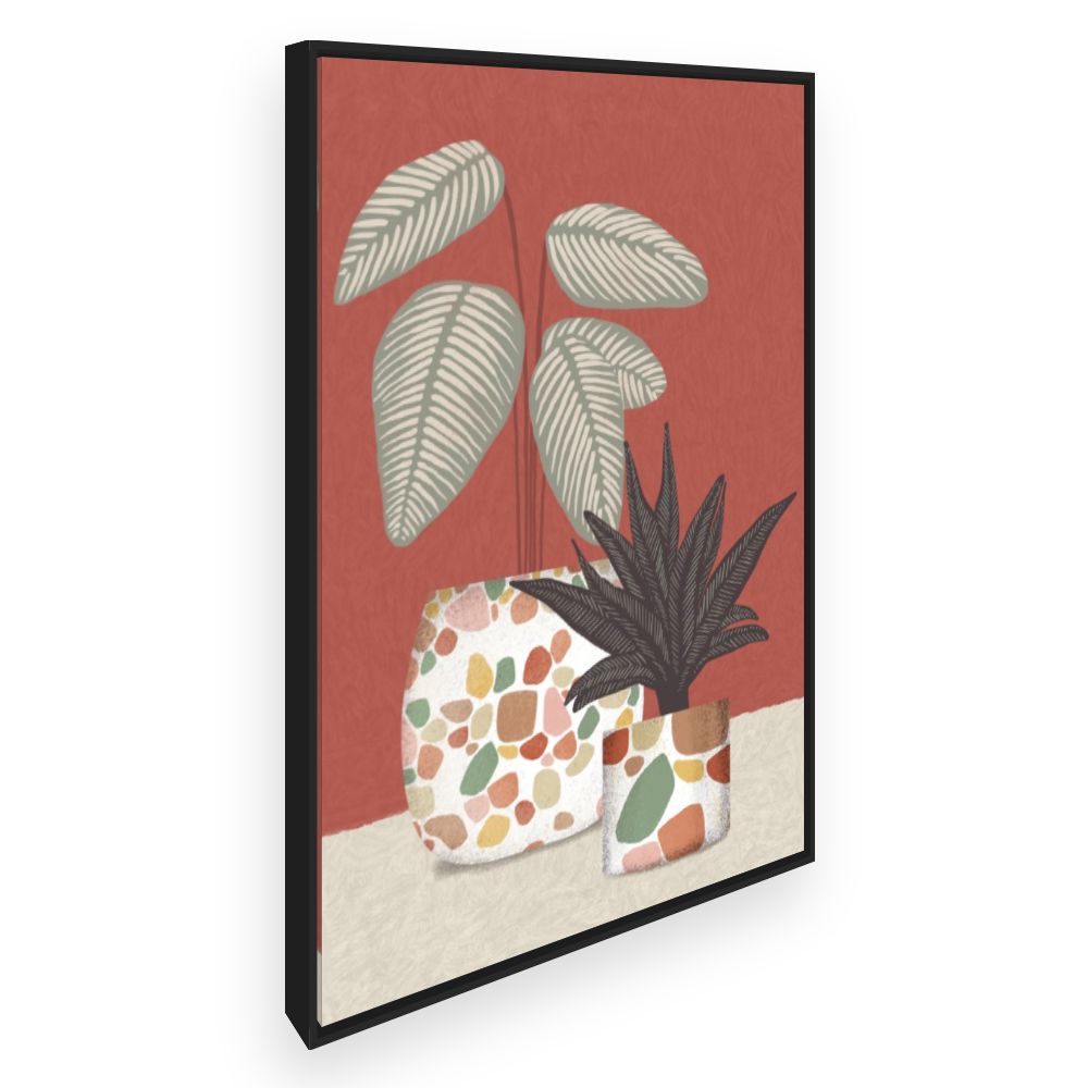Toile Plantes graphiques