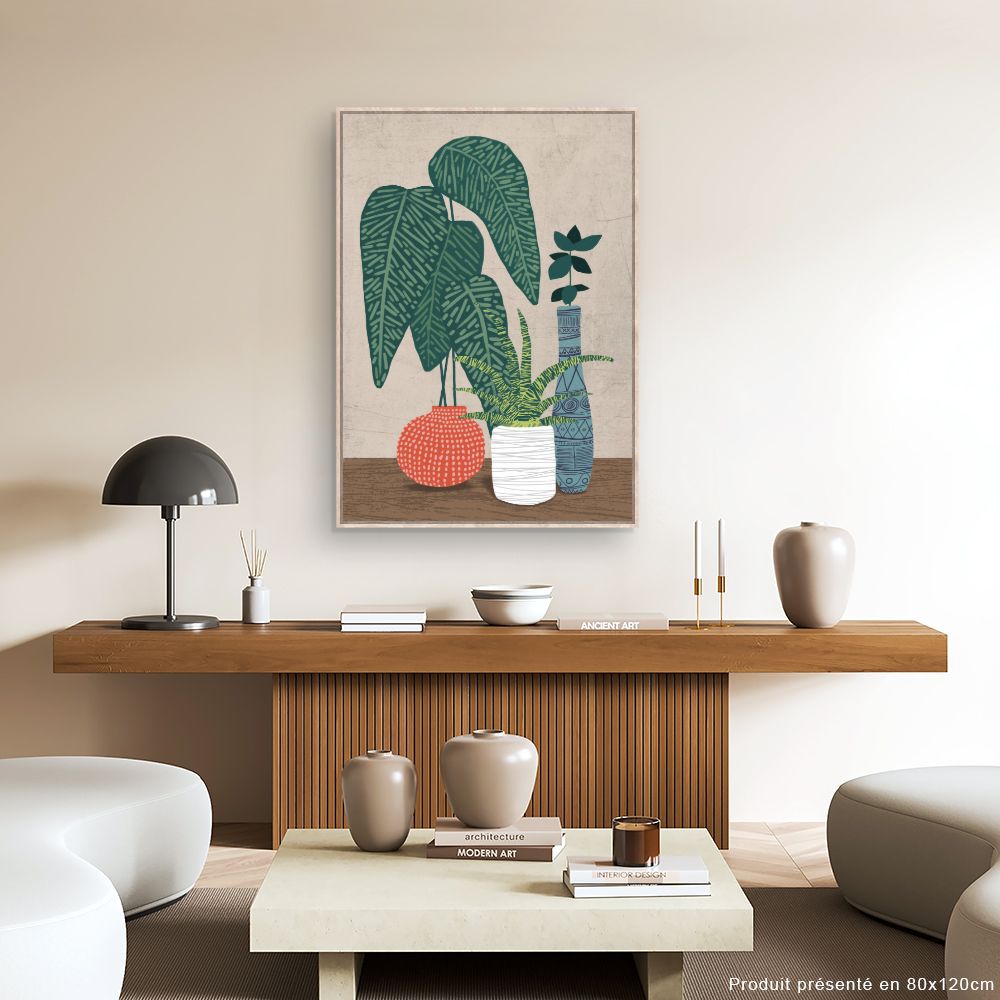 Tableau Plantes exotiques modernes