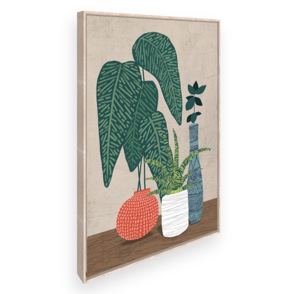 Toile Plantes exotiques modernes