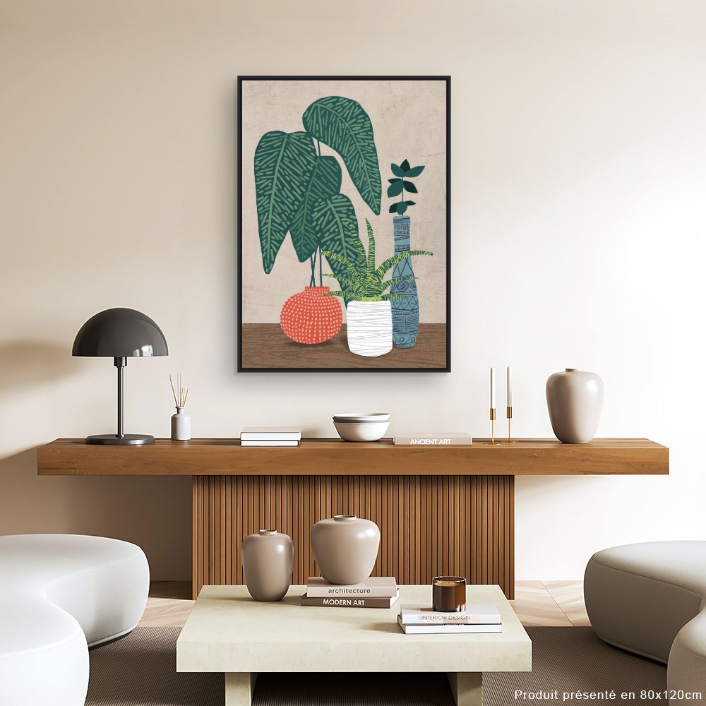 Tableau Plantes exotiques modernes