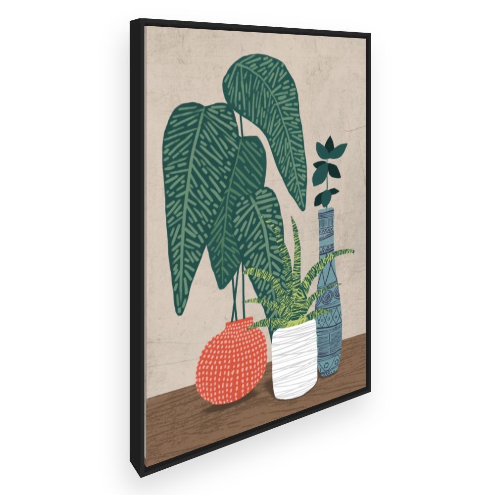 Toile Plantes exotiques modernes