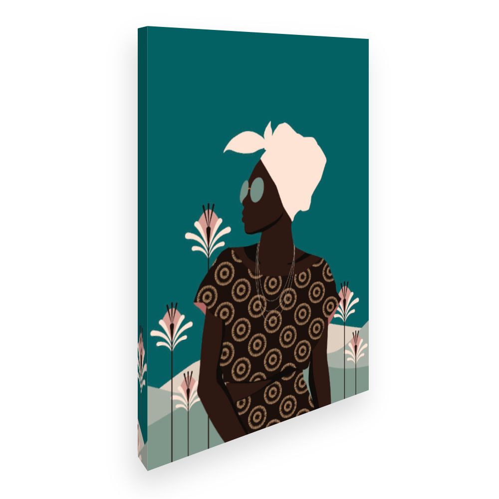 Toile Élégance africaine