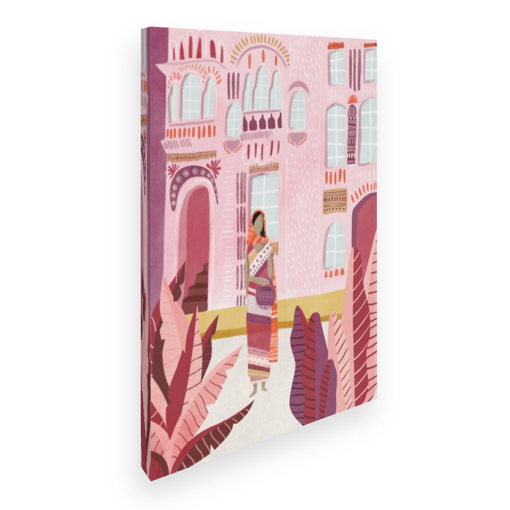 Toile Architecture exotique