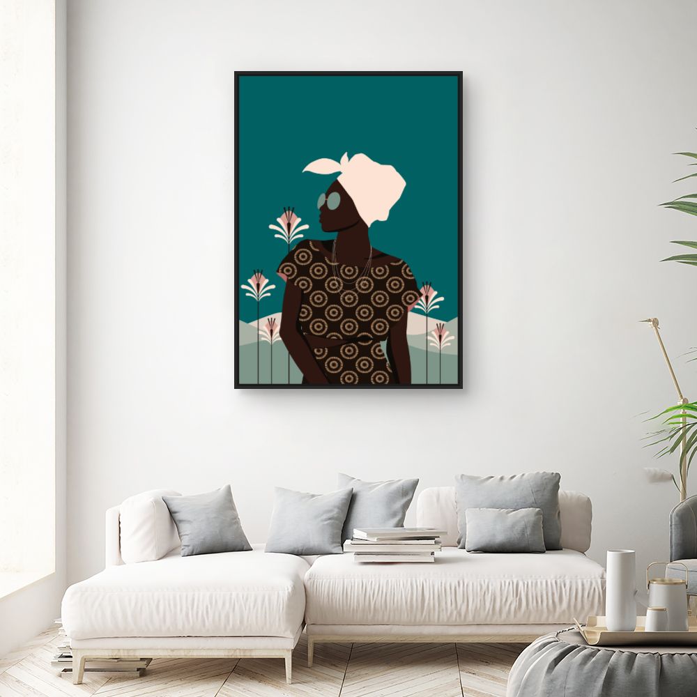 Tableau Silhouette élégante