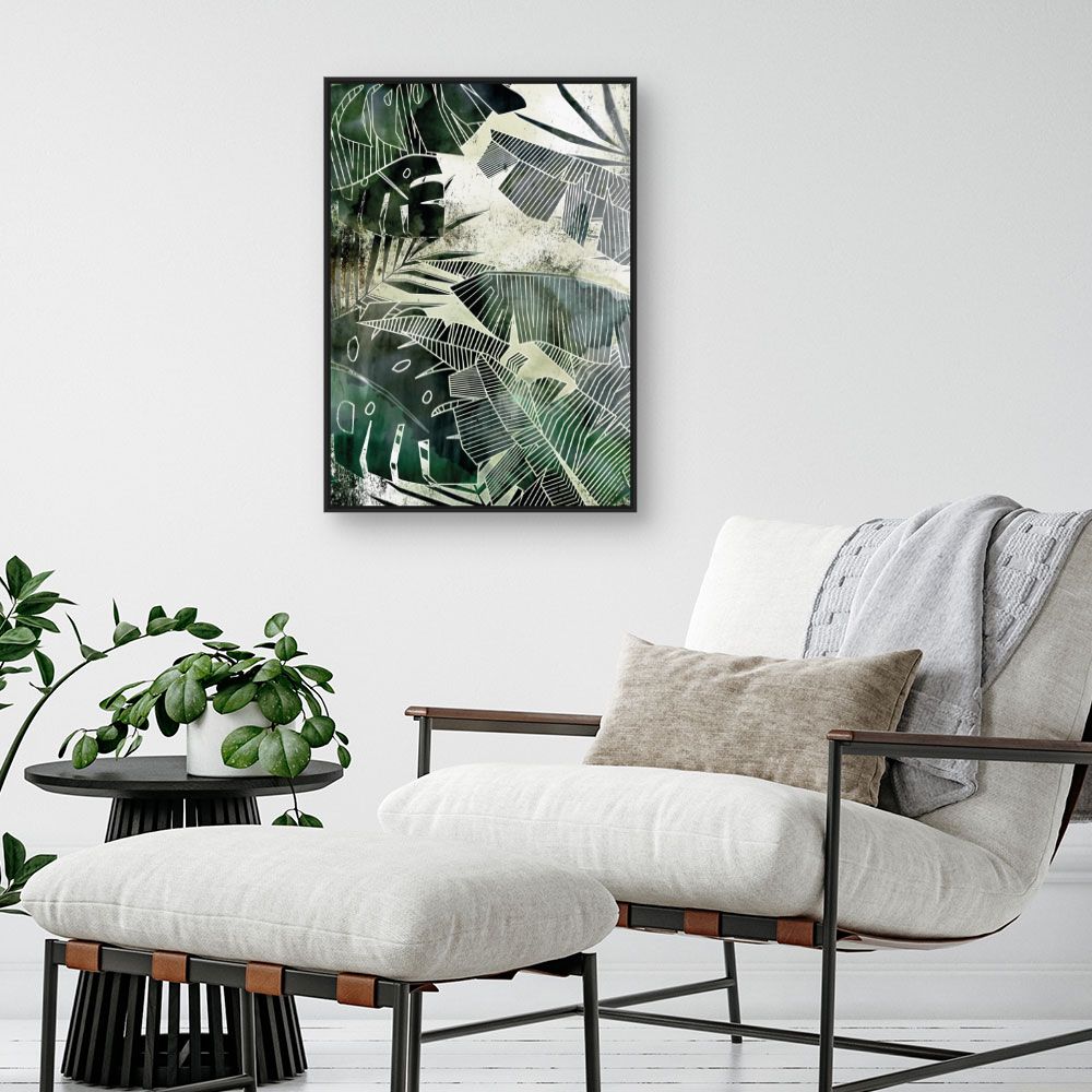 Tableau Feuilles tropicales