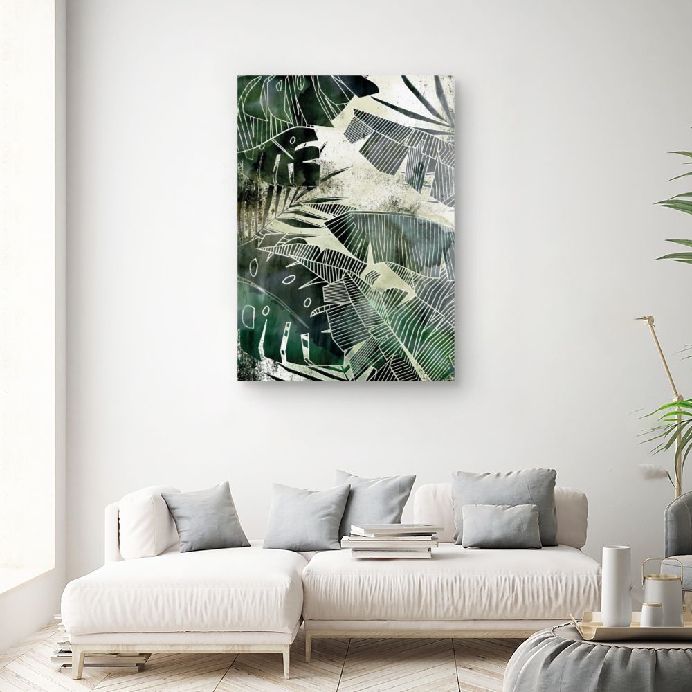 Tableau Feuilles tropicales