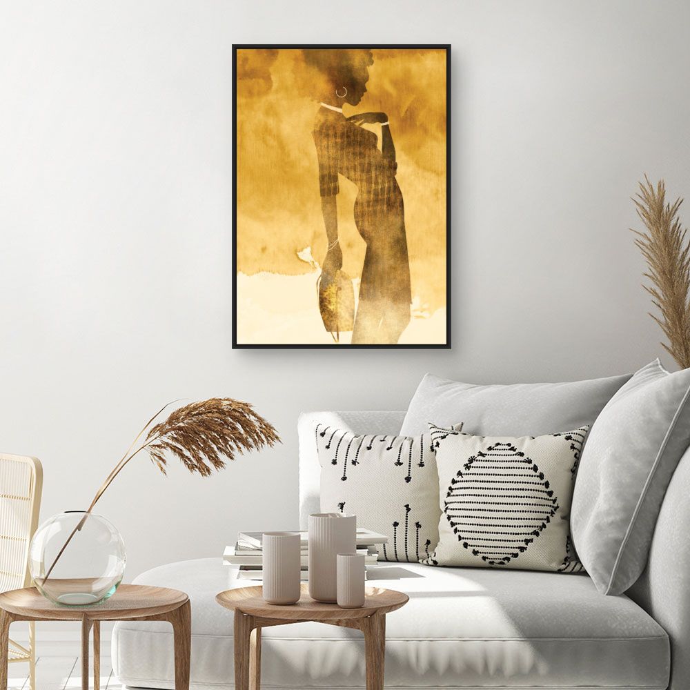 Tableau Silhouette élégante