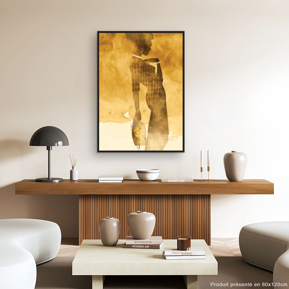 Tableau Silhouette élégante