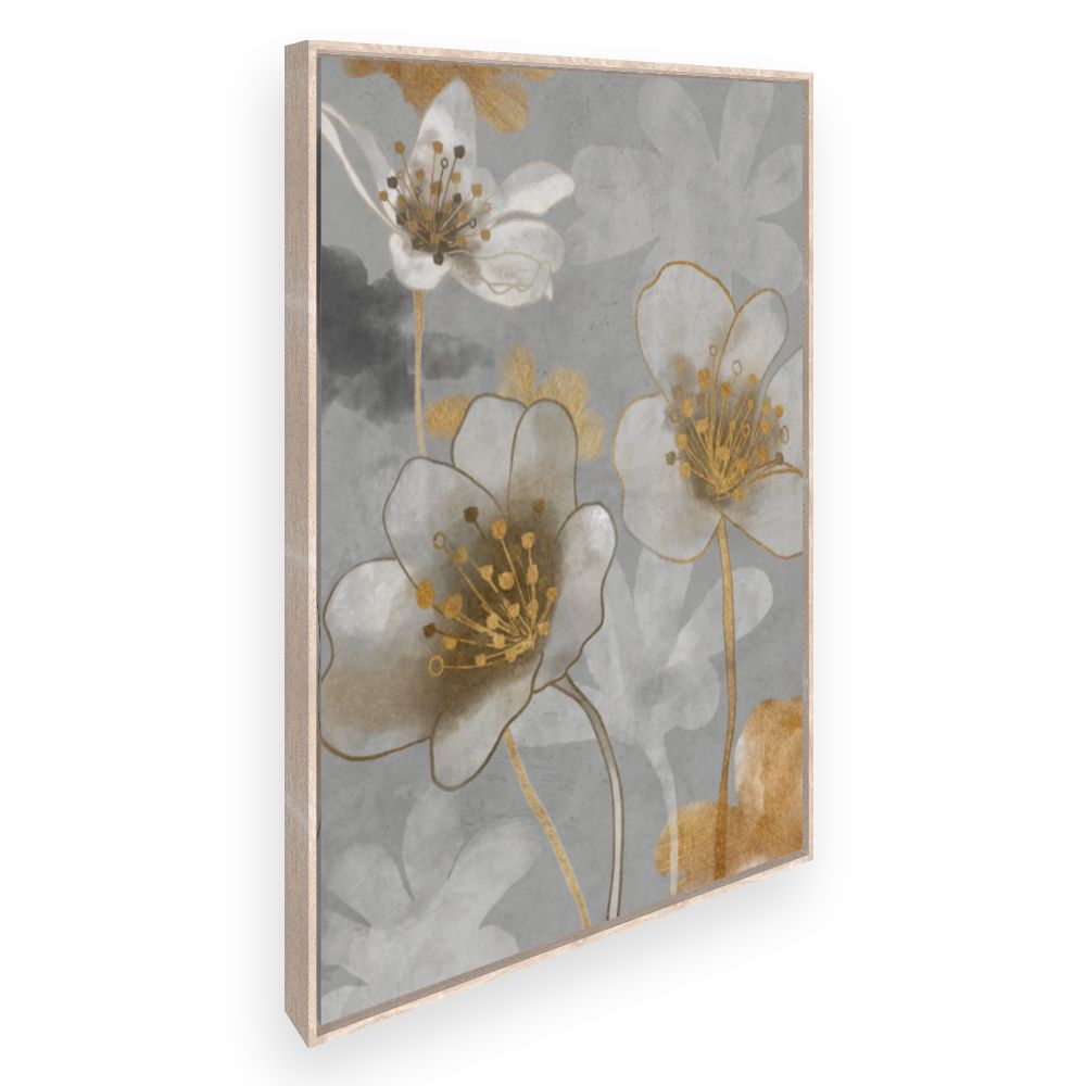 Toile Fleurs élégantes
