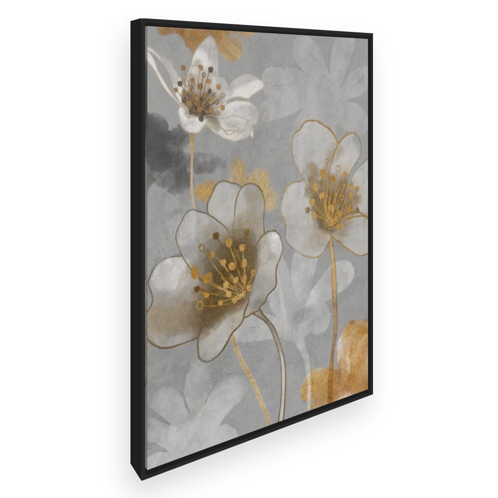 Toile Fleurs élégantes