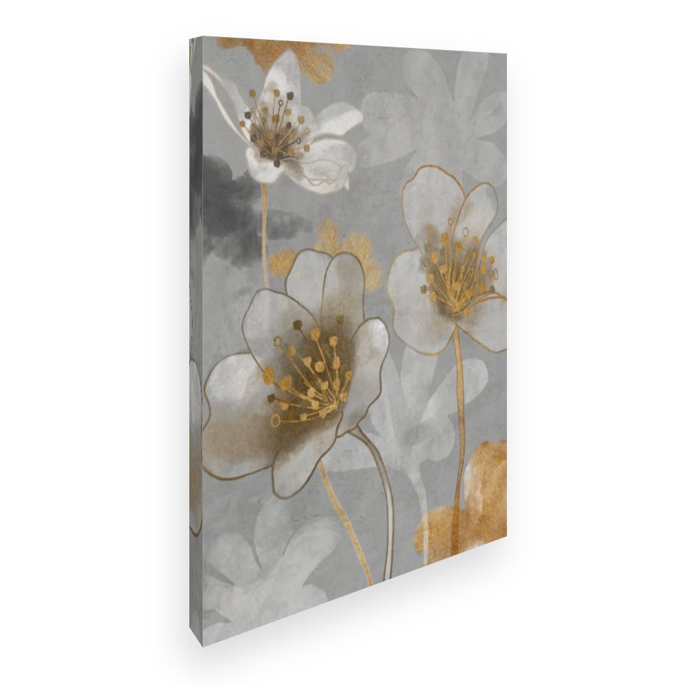 Toile Fleurs élégantes