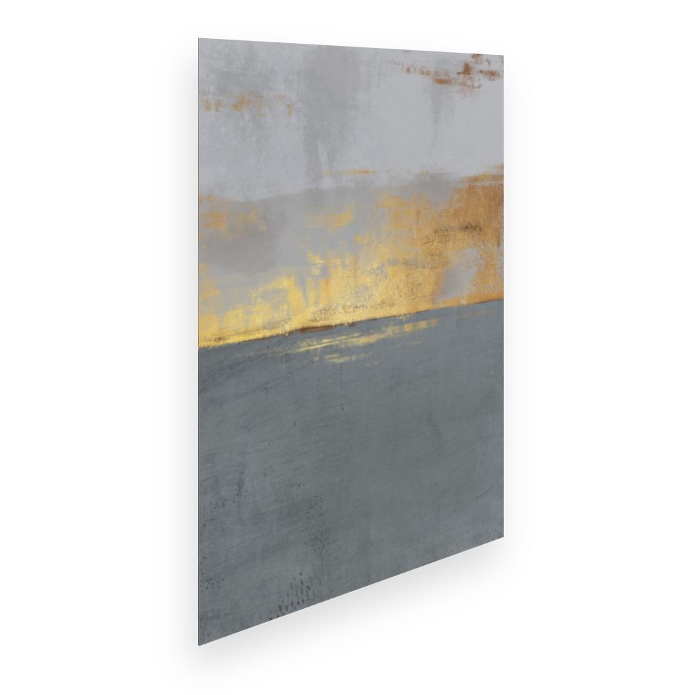 Affiche Horizon doré abstrait