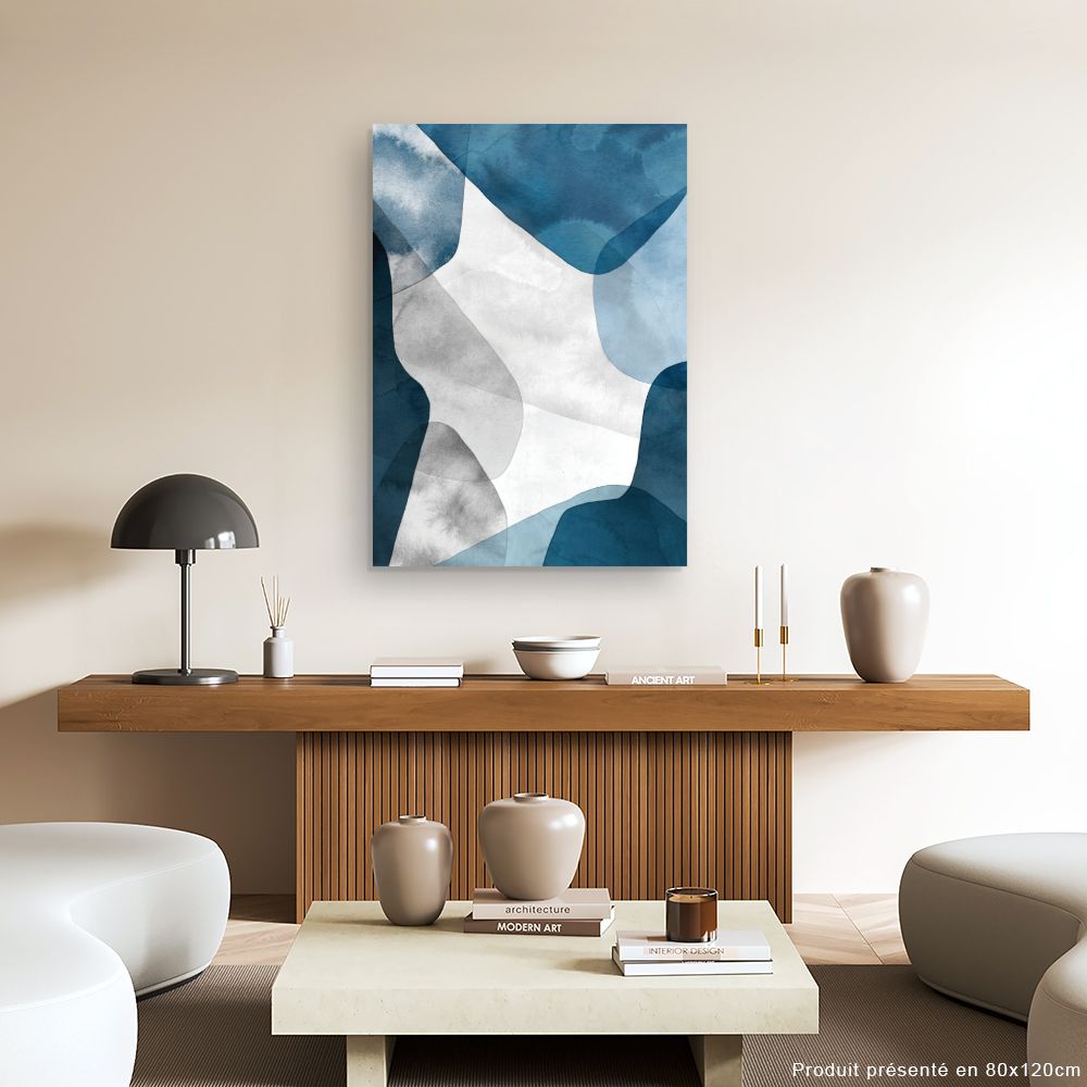 Tableau Abstrait fluide