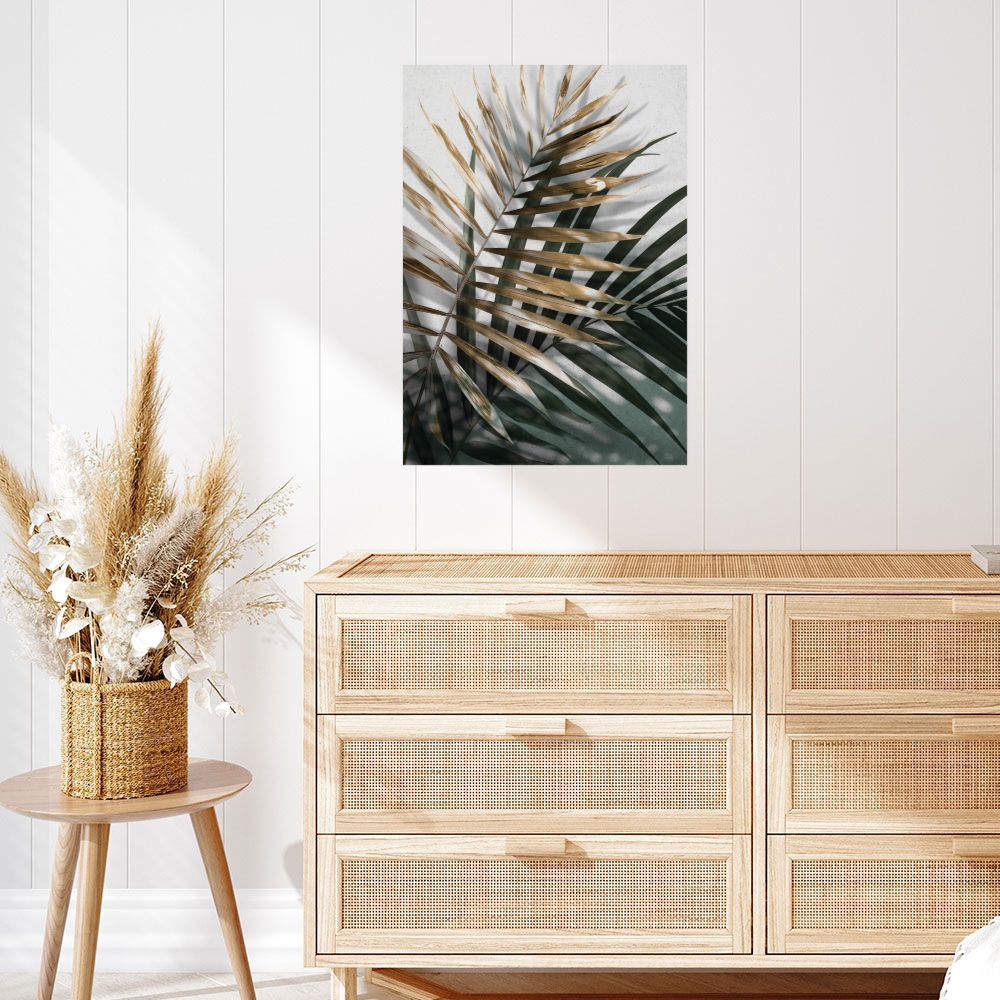 Affiche Feuilles tropicales