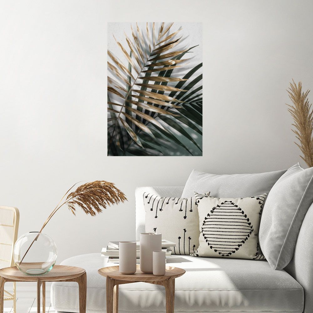 Affiche Feuilles tropicales