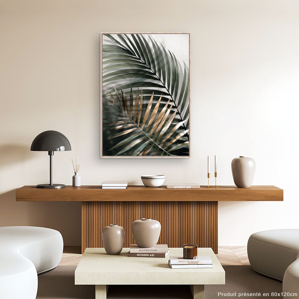 Tableau Feuilles tropicales élégantes