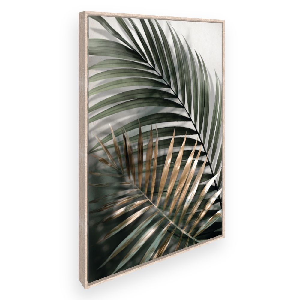 Toile Feuilles tropicales élégantes