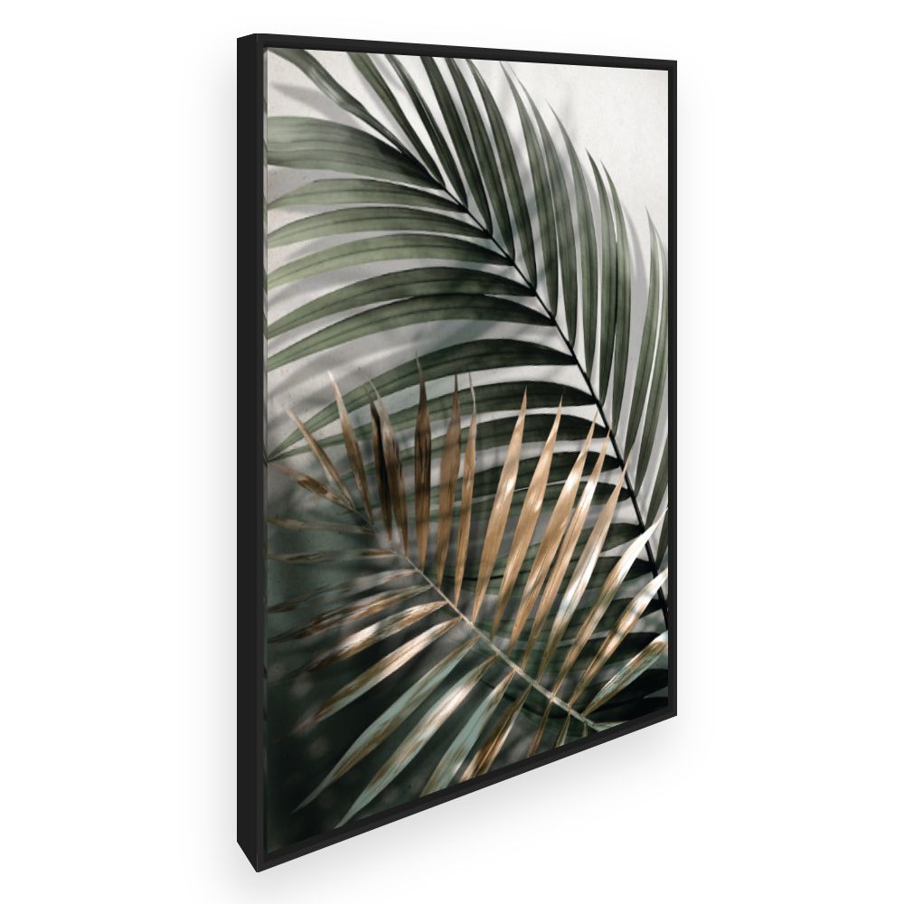 Toile Feuilles tropicales élégantes