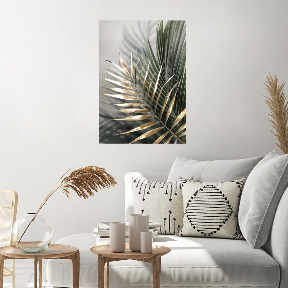 Affiche Feuilles élégant naturelles